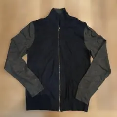 Banana Republic プレミアムウールセーター XS ネイビー/グレー