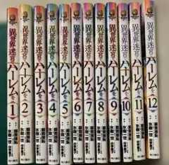 裁断済　異世界迷宮でハーレムを　1〜12巻