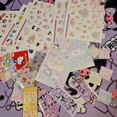 ハローキティ　サンリオキャラクター　シール　ポチ袋　付箋　セット
