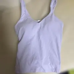 Lululemon 薄紫 Vネック ヨガウェア　美品