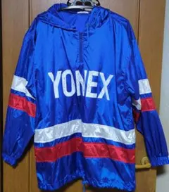 YONEX フード付きジャケット 青赤白