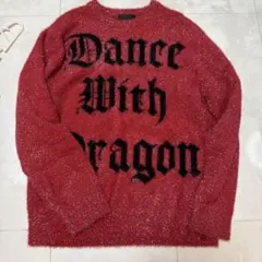 Dance With Dragon ニット セーター レッド サイズ3のサムネイル