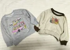韓国子供服風 トレーナー2枚セット90サイズ