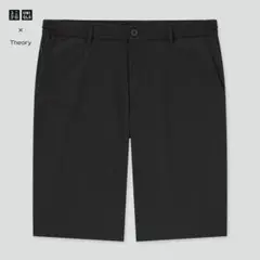 UNIQLO × Theory「感動イージーショートパンツ」黒 S ブラック