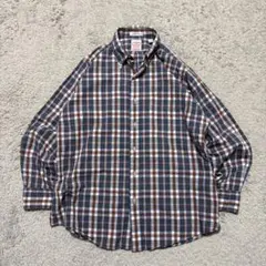 90s USA製 バギー チェック BDシャツ Brooks Brothersのサムネイル