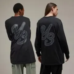 Y-3 GFX LOGO PRINT BLACK L/S T-SHIRTのサムネイル
