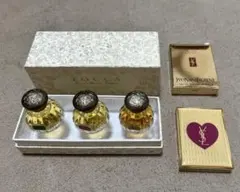 ヴィンテージインテリア雑貨　YSLチーク　TOCCAミニオードパルファム　セット