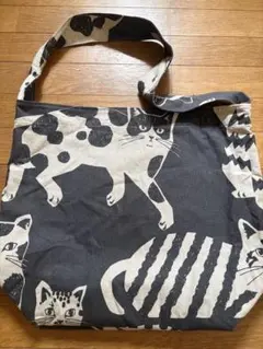 ツキネコ様専用】ハンドメイド•ラウンド型ショルダーバッグ☆A完成