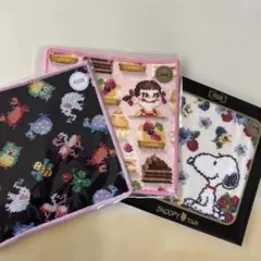 フェイラー　スヌーピー・ペコちゃん・フォーチュン　ハンカチ3枚のサムネイル