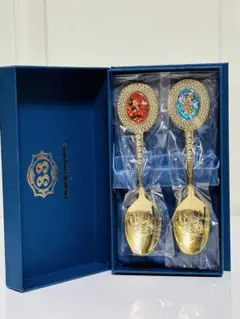 美品未使用　東京ディズニーランドCLUB33 30周年限定ペアスプーン　シルバー 新品未使用】ディズニーランド CLUB33 30周年限定ペアスプーン