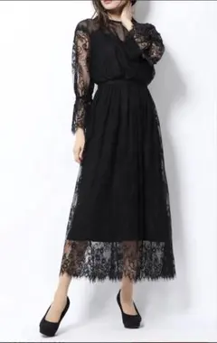 新品✨snidelシアーレースワンピース