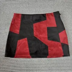 ZARA TRFスエードミニスカート