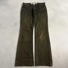 archive OLD GAP Faded Flare Denim Pants