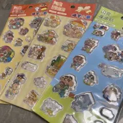 海外公式　クレヨンしんちゃん ウォーターシールセット 3枚