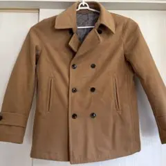 GU キャメル ダブルブレストコート