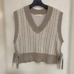 anysis ニットベスト