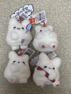 はなまるおばけ セリフ付きマスコット② ぬいぐるみ 4種セット