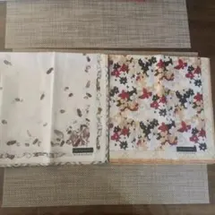 新品未使用シール付　BURBERRY　ハンカチ2枚セット