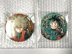 僕のヒーローアカデミア　コレクション缶バッジ　緑谷出久　爆豪勝己