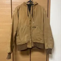 Walls フード付きブラウンジャケット