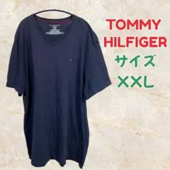 TOMMY HILFIGER トミー ヒルフィガー 半袖 Vネック 刺繍