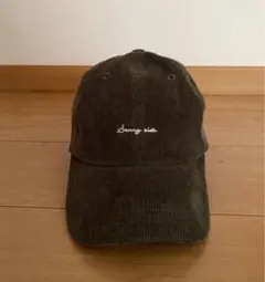 コーデュロイ キャップ