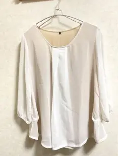 新品＊トップバリュー　TOWN BASIC レディスプルオーバー　9分袖