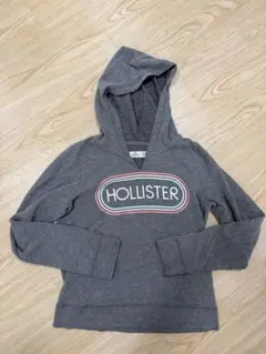 Hollister グレー フード付きパーカー XSのサムネイル