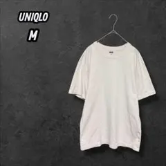 【ユニクロ】クルーネックTシャツ シンプル カジュアル ユニセックス M