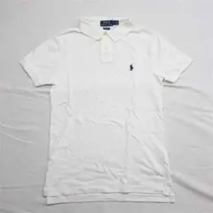 POLO RALPH LAUREN スリムフィット ポロシャツ ホワイト系
