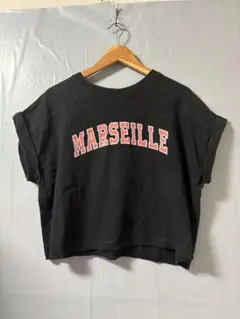 petit fleur ショート丈ノースリーブカットソー