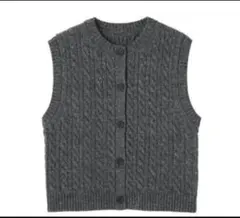 新品　無印良品　アンデスウールを使ったベスト