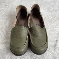 Re:getA リゲッタ ドライビングシューズ オリーブ Sサイズのサムネイル