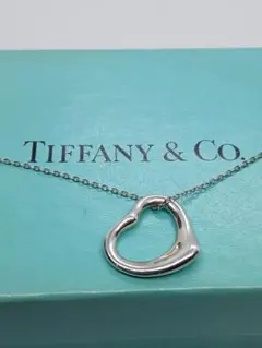 Tiffany & Co. ティファニー オープンハートネックレス sv925