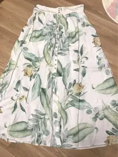 【最終値下げ/中古】H&M ボタニカル ロングスカート