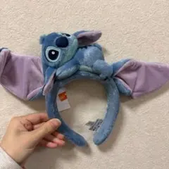 香港ディズニー限定　スティッチ　カチューシャ