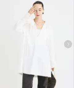 BABYLONE/チュニックレースブラウスのサムネイル