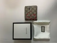 GUCCI 二つ折り財布 スネーク GG 財布