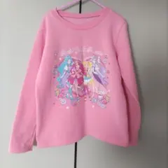 プリンセスキャラクター トレーナー ピンク　110