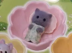 シルバニアファミリー お花のベッドセット ペルシャネコの小さい赤ちゃん