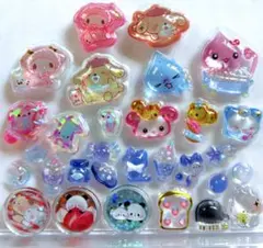 ボンボンドロップシール　おはじきシール　など * 30枚