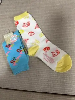 キッズ靴下2足セット 19-23cmと20〜22センチ