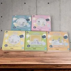 【新品】ムーミン 一番くじ E賞 ガラス食器 全5種 コンプリートセット 小皿