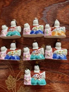 京焼 平安 松斉造 野菜箸置 木箱 7箱セット 新品未使用 可愛い箸置き14