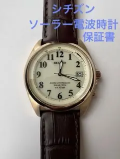シチズンCITIZENREGUNO 腕時計メンズレグノソーラーテック　保証書