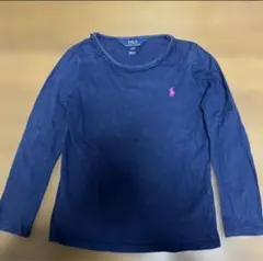 POLO ネイビー 長袖カットソー