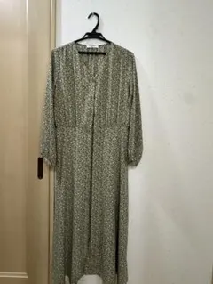 Samansa Mos2 花柄ワンピース