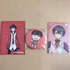 カラフルピーチ オフィシャル ゆあんくん クリアカード 直筆イラスト缶バッジ