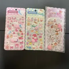 おしりシール.ユニコーン立体シール.ウォーターシール