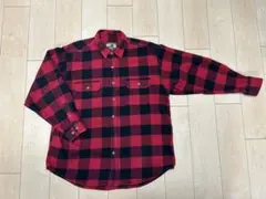 FIELD & STREAM 赤黒チェックネルシャツ XL